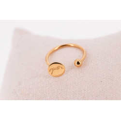 Anillo Pénélope Lisa Dorado Oro