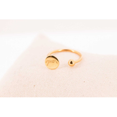 Anillo Pénélope Lisa Dorado Oro