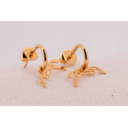 Pendientes PENELOPE Léonie Dorado Oro