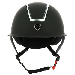 Casco EQUITHEME Glint Mate Negro mate / plateado