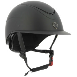 Casco EQUITHEME Wings Negro mate