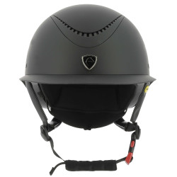 Casco EQUITHEME Wings Negro mate