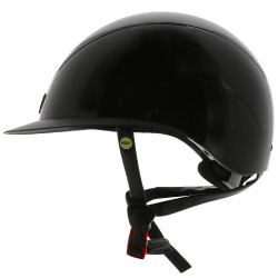 Casco EQUITHEME Wings Negro brillante