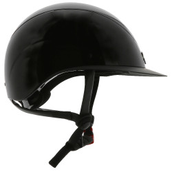 Casco EQUITHEME Wings Negro brillante