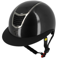 Casco Equithème Airy LM Negro carbono brillante