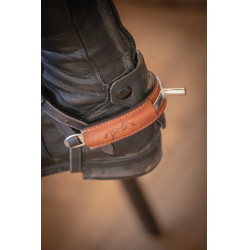 Cubiertas de espuelas Pénélope Spurs Coñac Marrón