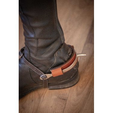 Cubiertas de espuelas Pénélope Spurs Coñac Marrón