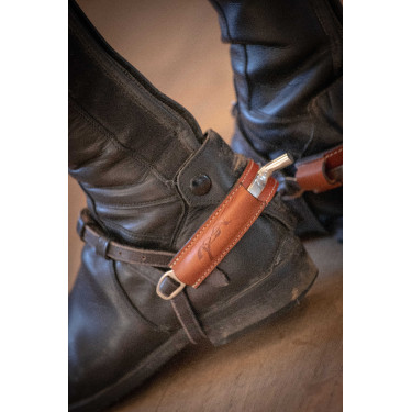 Cubiertas de espuelas Pénélope Spurs Coñac Marrón