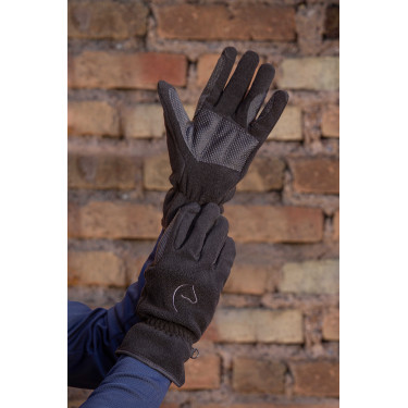 Guantes polares Equi-Theme Picot Negro Guantes polares Equi-Theme Picot Negro