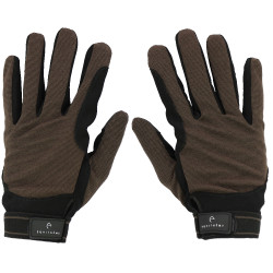 Guantes EQUITHÈME - Mesnil Castaño Marrón