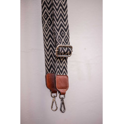 Bandolera Pénélope Negro / crudo Bandolera Pénélope Negro / crudo