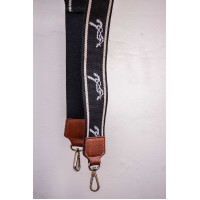 Bandolera Pénélope Logo Negro / crudo Bandolera Pénélope Logo Negro / crudo