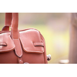 Bolso PENELOPE - Maëlys - Tamaño pequeño Coñac Marrón Bolso PENELOPE - Maëlys - Tamaño pequeño Coñac Marrón