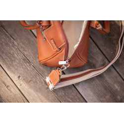 Bolso PENELOPE - Maëlys - Tamaño pequeño Coñac Marrón Bolso PENELOPE - Maëlys - Tamaño pequeño Coñac Marrón