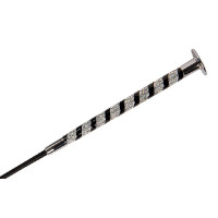 Fusta de doma Whip & Go Diamond Negro Fusta de doma Whip & Go Diamond Negro