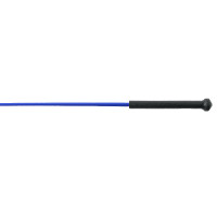 Fusta de doma Whip & Go con empuñadura de plástico Azul marino Fusta de doma Whip & Go con empuñadura de plástico Azul marino