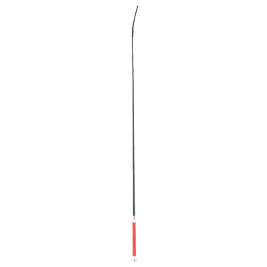 Fusta de doma Whip & Go con pomo metálico Rojo / plateado