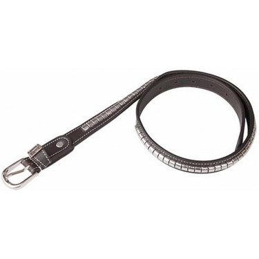 Clincher-riem T de T Havana oscuro / blanco Marr&amp;amp;amp;oacute;n