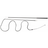 Fusta picadero desmontable 160 cm T de T Negro