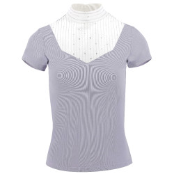 Polo Equithème Lerma de manga corta Púrpura Violeta