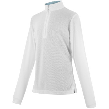 Polo de malla Equithème Buffy Blanco Polo de malla Equithème Buffy Blanco