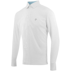 Polo de malla Equithème Dany Blanco