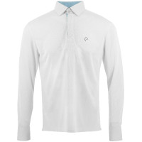 Polo de malla Equithème Dany Blanco Polo de malla Equithème Dany Blanco