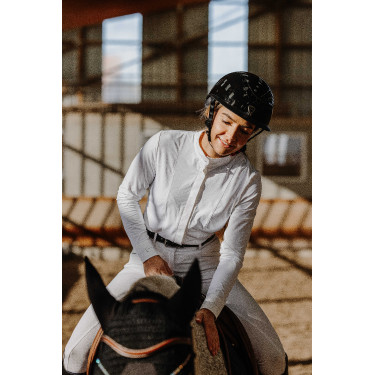 Camisa EQUITHÈME 'Julia' Blanco Camisa EQUITHÈME 'Julia' Blanco