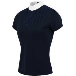 Polo EQUITHÈME 'Funza' de manga corta Azul marino Polo EQUITHÈME 'Funza' de manga corta Azul marino
