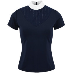 Polo EQUITHÈME 'Funza' de manga corta Azul marino Polo EQUITHÈME 'Funza' de manga corta Azul marino