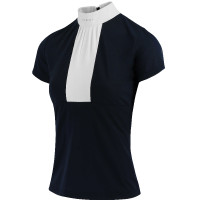 Polo Equithème Doha de manga corta Azul marino Polo Equithème Doha de manga corta Azul marino