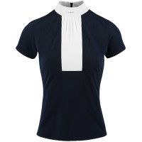 Polo Equithème Doha de manga corta Azul marino Polo Equithème Doha de manga corta Azul marino