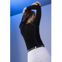 Camiseta Pro Series Rassembler manga largas Negro