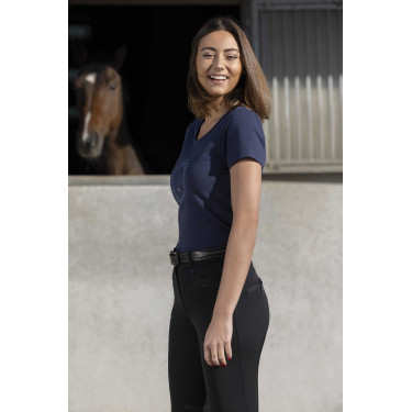 Camiseta Equithème Anna Azul marino