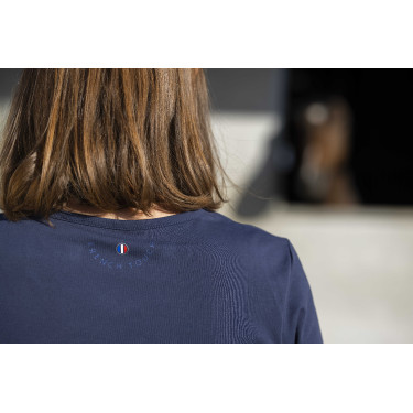 Camiseta Equithème Anna Azul marino