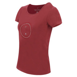 Camiseta Equithème Anna Cereza Rojo Camiseta Equithème Anna Cereza Rojo
