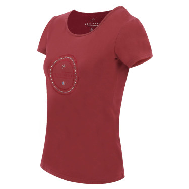 Camiseta Equithème Anna Cereza Rojo Camiseta Equithème Anna Cereza Rojo
