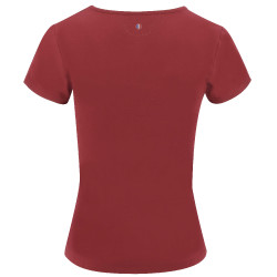 Camiseta Equithème Anna Cereza Rojo Camiseta Equithème Anna Cereza Rojo