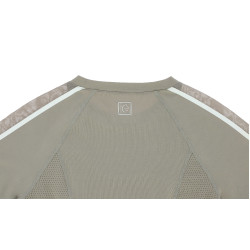 Camiseta EQUITHÈME Marion Gris pardo Marrón Camiseta EQUITHÈME Marion Gris pardo Marrón