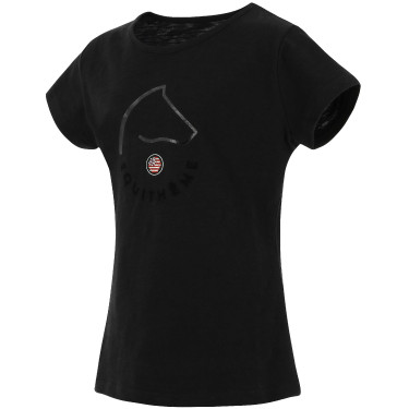 Camiseta infantil EQUITHÈME 'Claire' Negro Camiseta infantil EQUITHÈME 'Claire' Negro