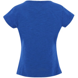 Camiseta infantil EQUITHÈME 'Claire' Azul Mónaco