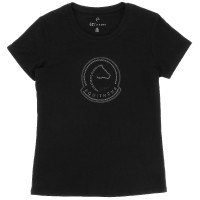 Camiseta Je t'aime EQUITHÈME - Rosalie Negro Camiseta Je t'aime EQUITHÈME - Rosalie Negro