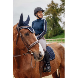 Camiseta EQUITHÈME Originals - Mélodie Marino Azul marino