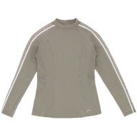 Camiseta EQUITHÈME Originals - Mélodie Gris pardo Marr&amp;oacute;n