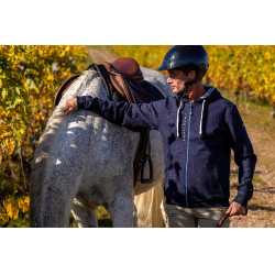 Sudadera EQUITHÈME 'Hervé' Azul marino