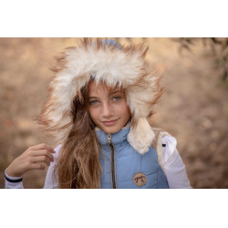 Chaqueta acolchada Pénélope Roger sin mangas Azul ártico