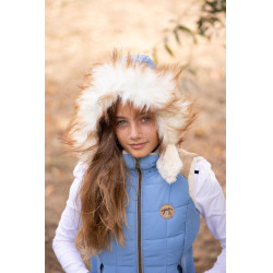 Chaqueta acolchada Pénélope Roger sin mangas Azul ártico