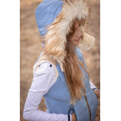 Chaqueta acolchada Pénélope Roger sin mangas Azul ártico