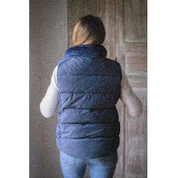 Chaqueta acolchada Pénélope Sonia sin mangas Azul marino Chaqueta acolchada Pénélope Sonia sin mangas Azul marino