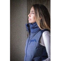 Chaqueta acolchada Pénélope Sonia sin mangas Azul marino Chaqueta acolchada Pénélope Sonia sin mangas Azul marino